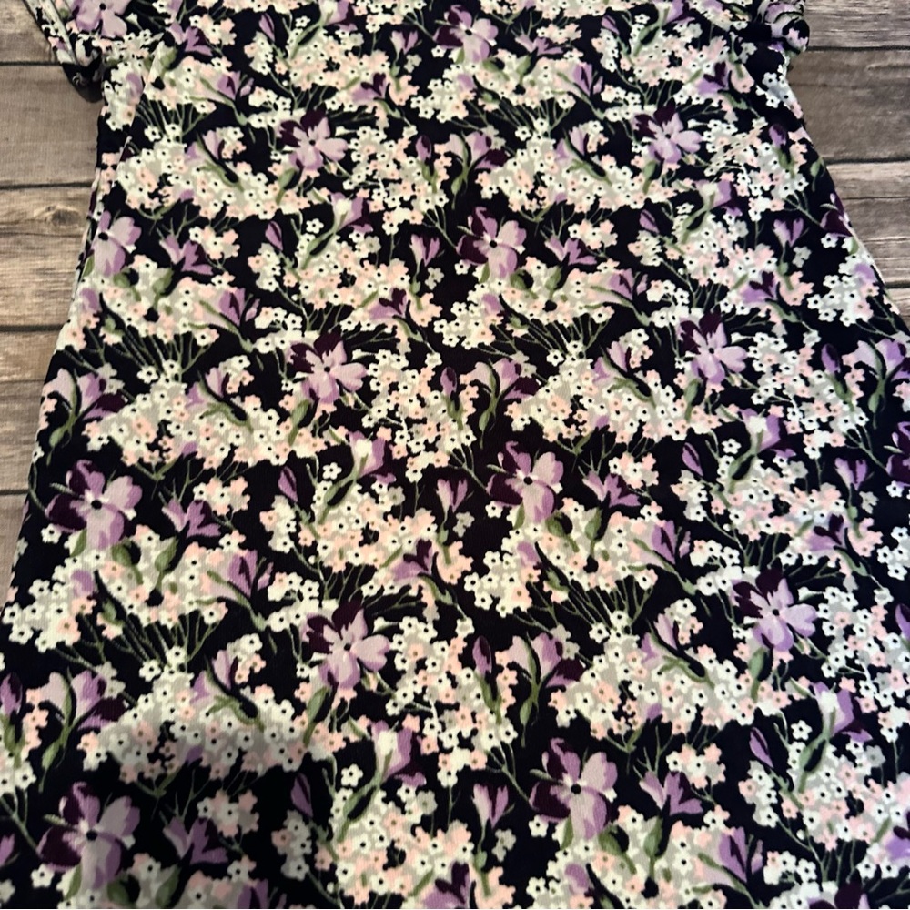 Janie and jack floral velour dress - Picture 2 of 8